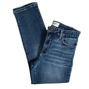 EVEREEVE The Ever‎ Straight High Rise Crop Jeans Women's Size 28 Blue Denim
